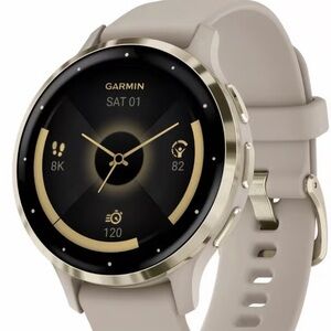 Garmin Beige and Gold Smartwatch